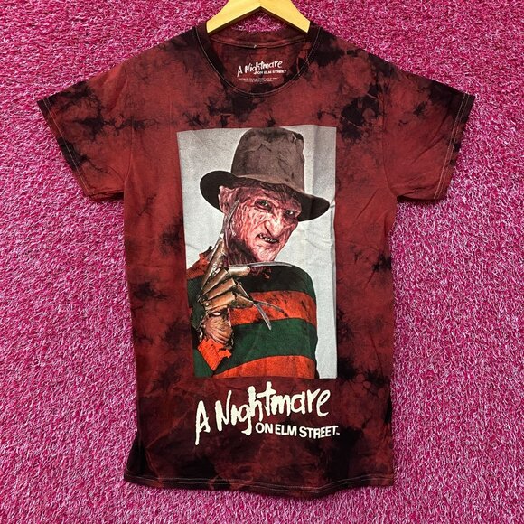 Freddy Krueger A Nightmare On Elm Street Tie Dye T-Shirt Small - Picture 1 of 4